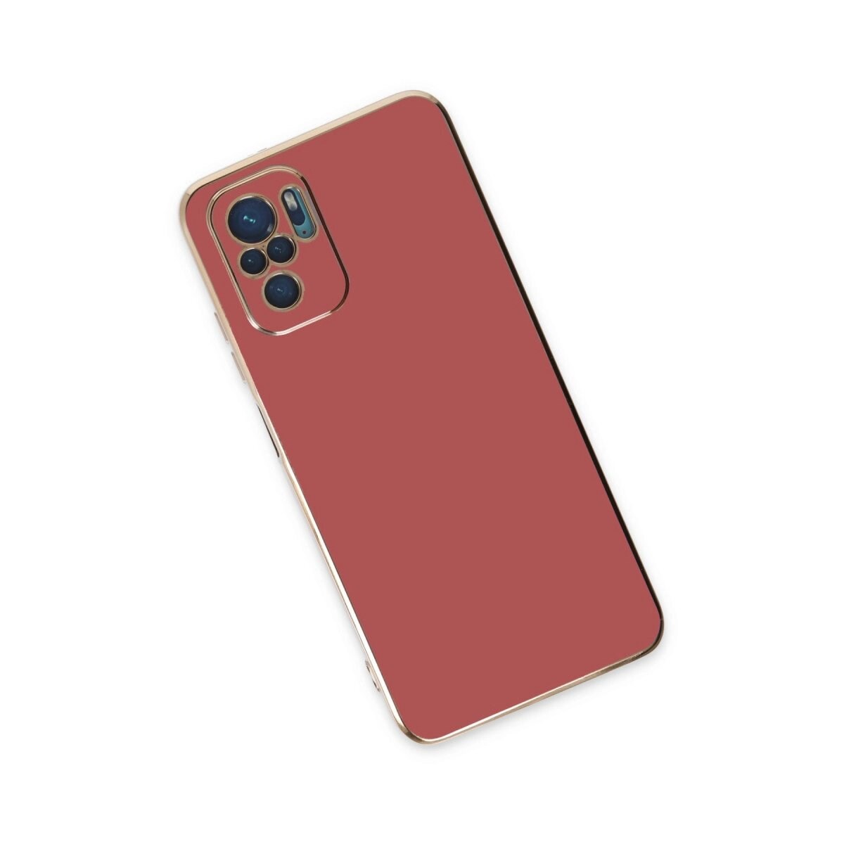 Xiaomi Redmi Note 10 Kılıf Volet Silikon - Kırmızı