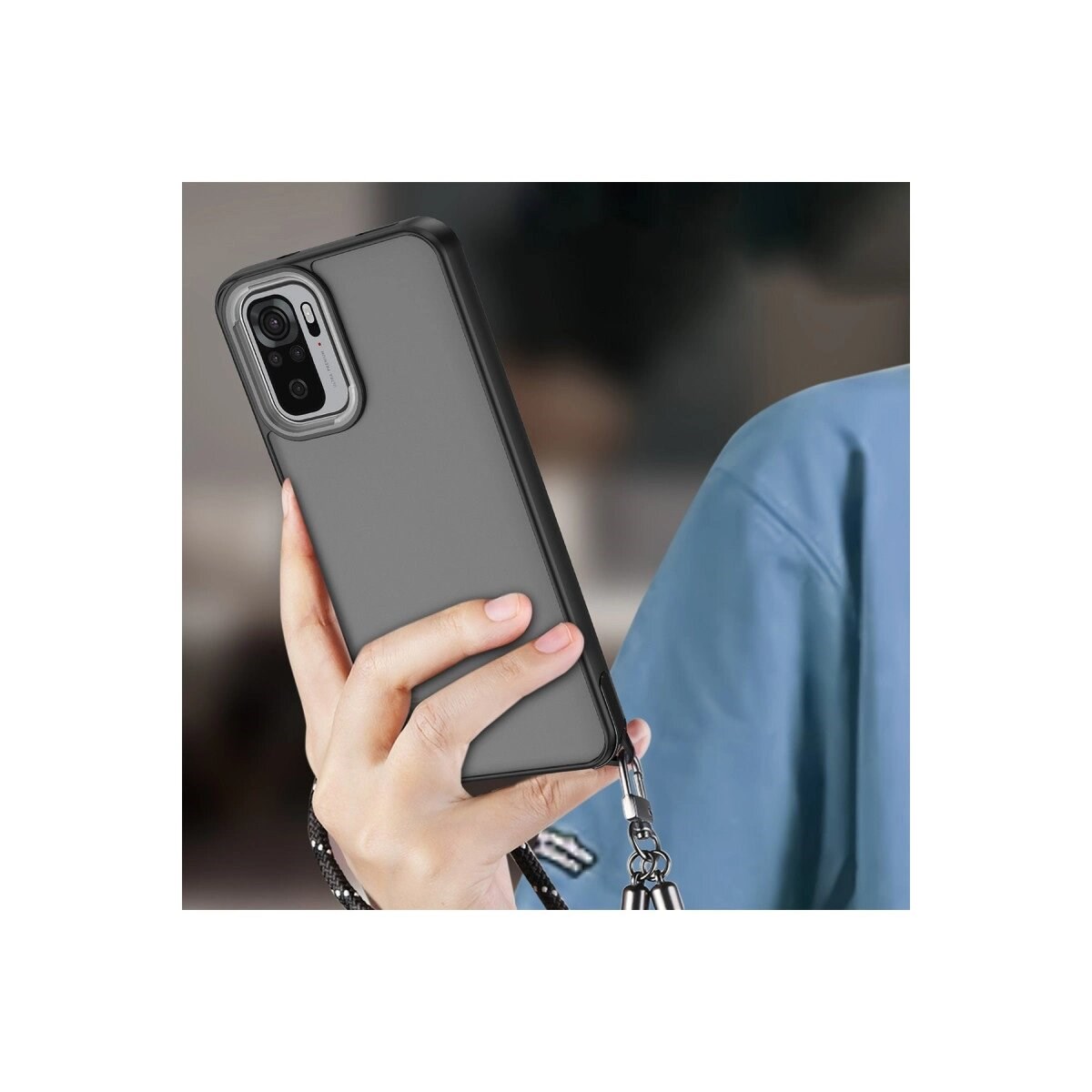Xiaomi Redmi Note 10 Pro Kılıf Elegant Kapak - Açık Mavi