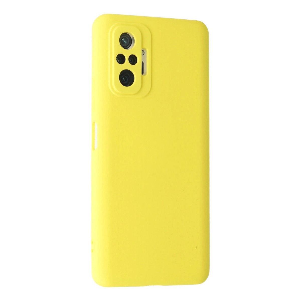 Xiaomi Redmi Note 10 Pro Kılıf Nano İçi Kadife Silikon - Sarı