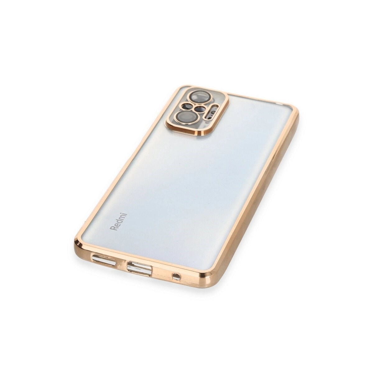 Xiaomi Redmi Note 10 Pro Kılıf Razer Lensli Silikon - Gold