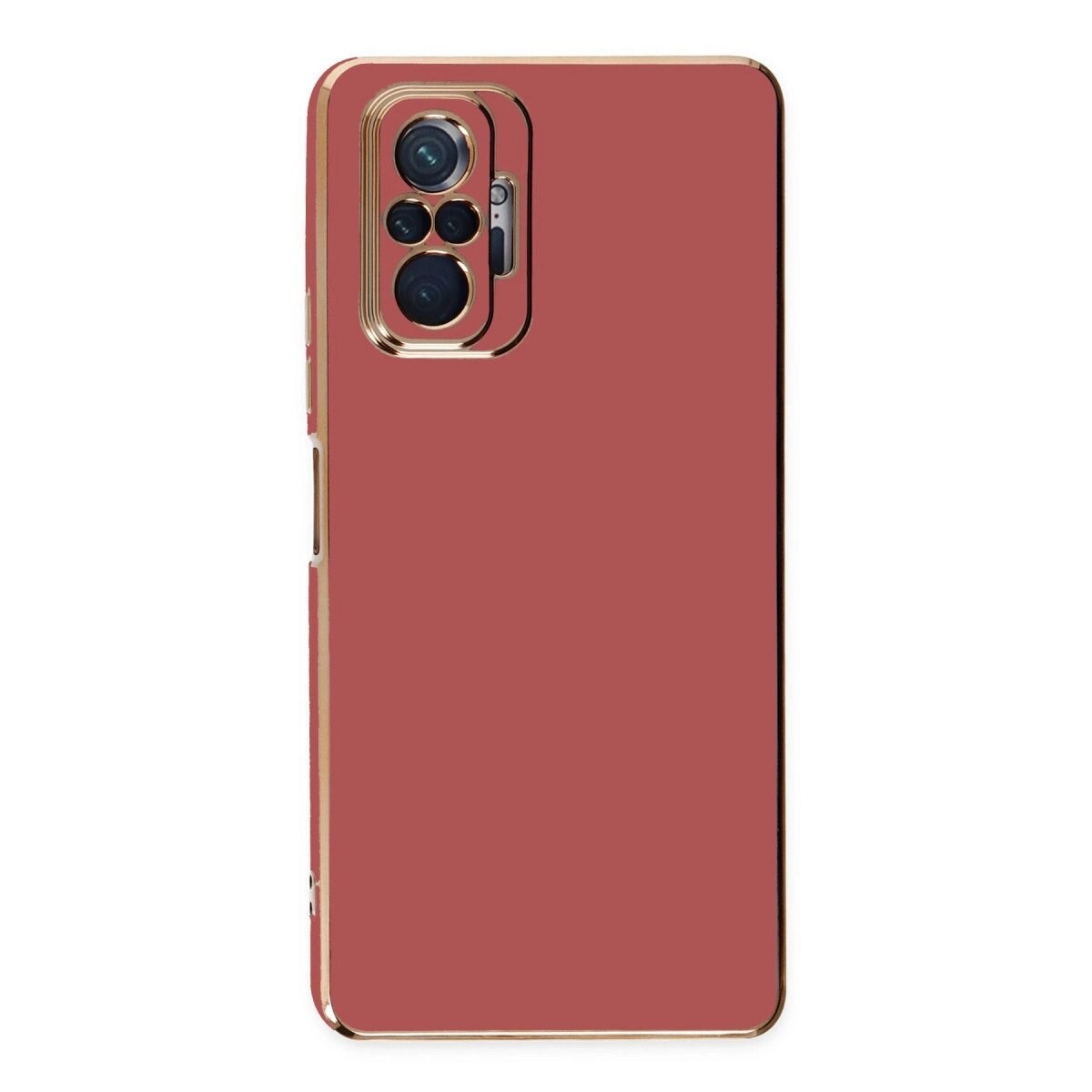 Xiaomi Redmi Note 10 Pro Kılıf Volet Silikon - Kırmızı