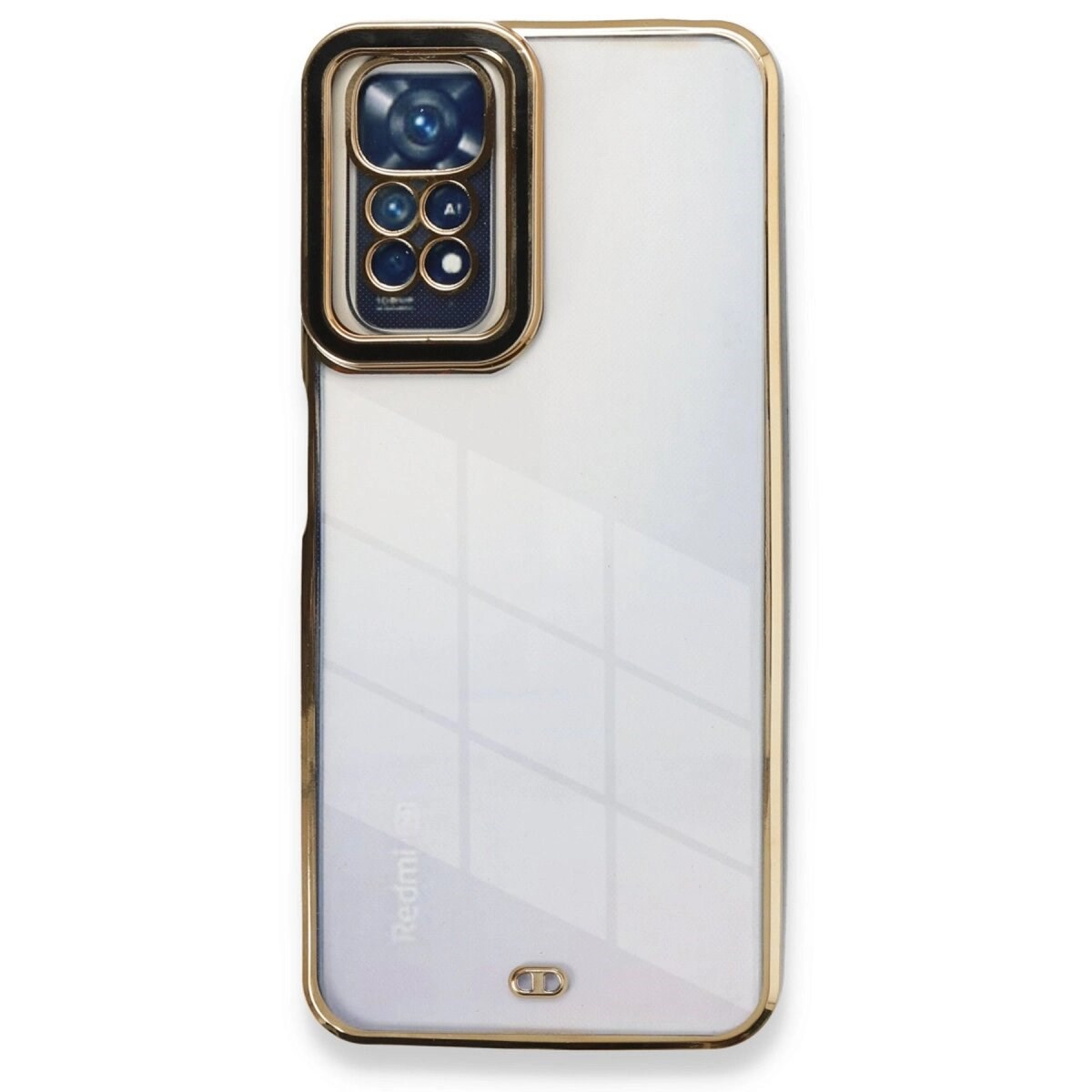 Xiaomi Redmi Note 11 Kılıf Liva Lens Silikon - Siyah