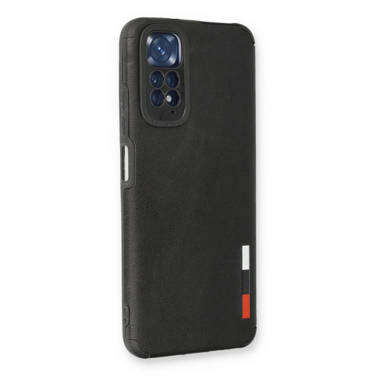 Xiaomi Redmi Note 11 Kılıf Loop Deri Silikon - Siyah