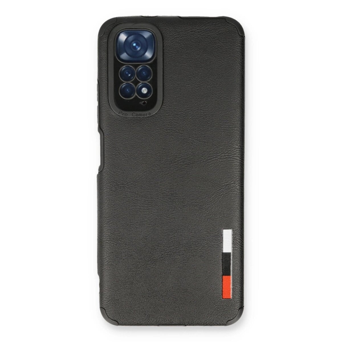Xiaomi Redmi Note 11 Kılıf Loop Deri Silikon - Siyah
