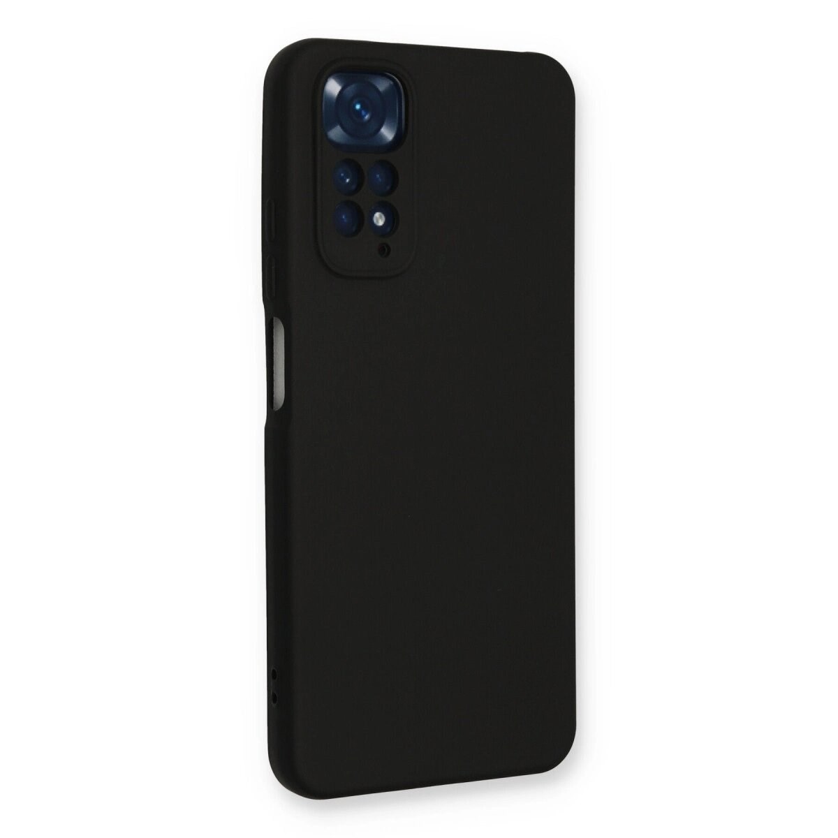 Xiaomi Redmi Note 11 Kılıf Nano İçi Kadife Silikon - Siyah