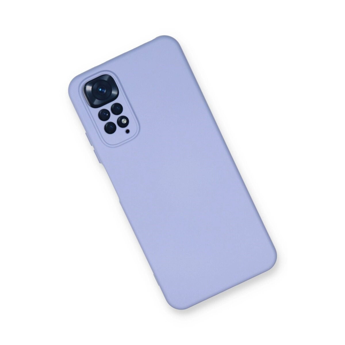Xiaomi Redmi Note 11 Kılıf Nano İçi Kadife Silikon - Lila