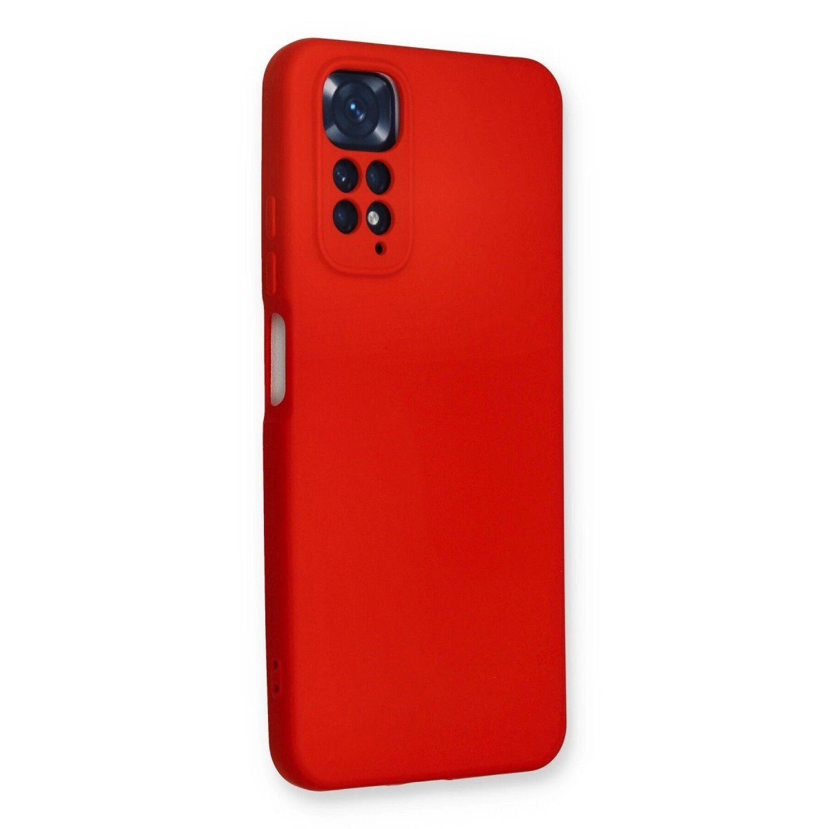 Xiaomi Redmi Note 11 Kılıf Nano İçi Kadife Silikon - Kırmızı