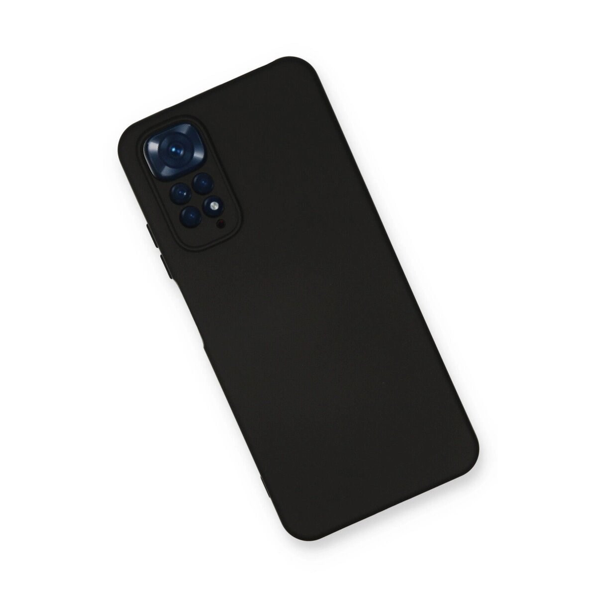 Xiaomi Redmi Note 11 Kılıf Nano İçi Kadife Silikon - Siyah