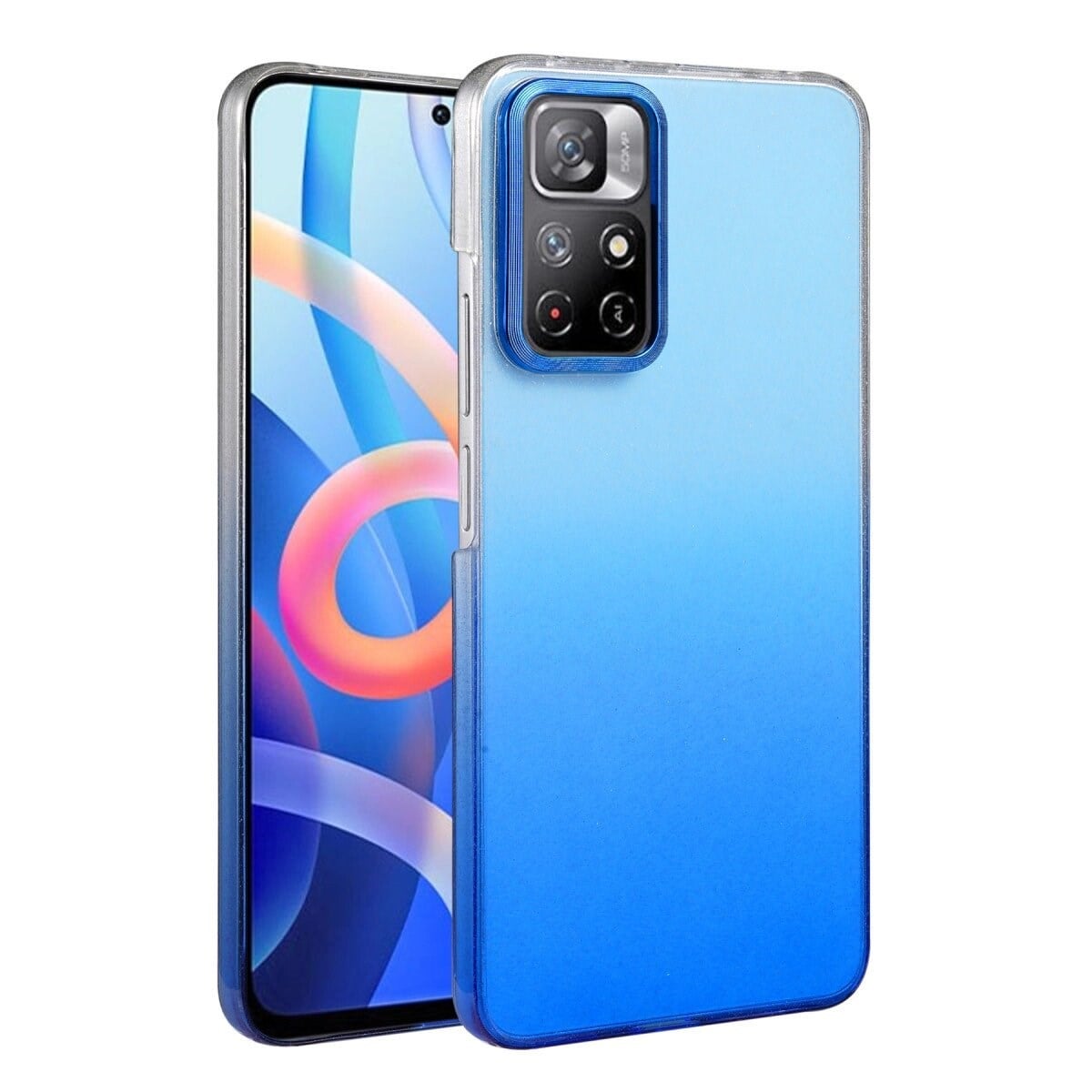 Xiaomi Redmi Note 11 Pro Glossy Kapak - Mavi