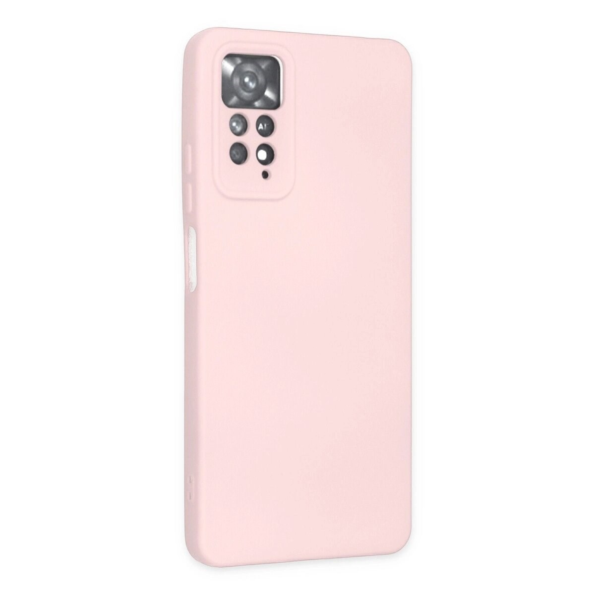 Xiaomi Redmi Note 11 Pro Kılıf Nano İçi Kadife Silikon - Pudra