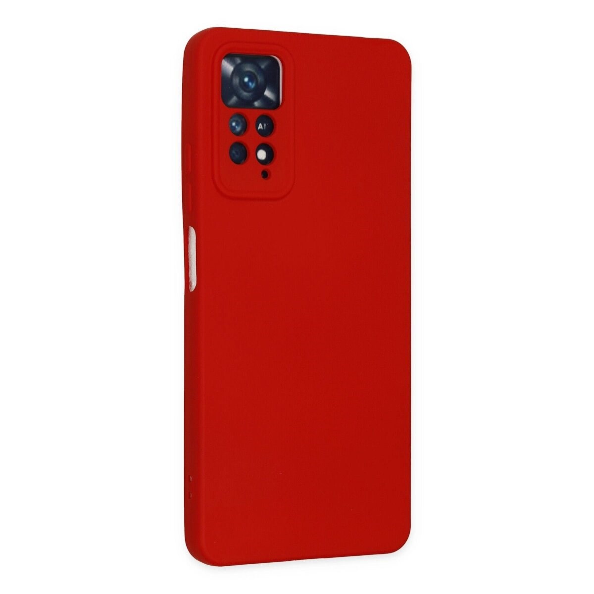 Xiaomi Redmi Note 11 Pro Kılıf Nano İçi Kadife Silikon - Kırmızı