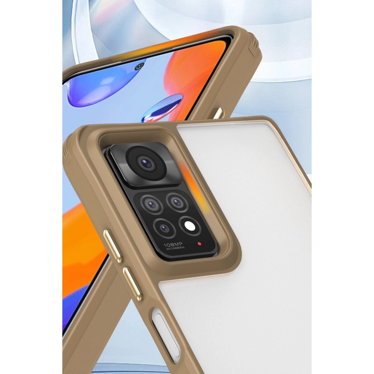 Xiaomi Redmi Note 11 Pro Kılıf Penta Silikon Kılıf - Şeffaf
