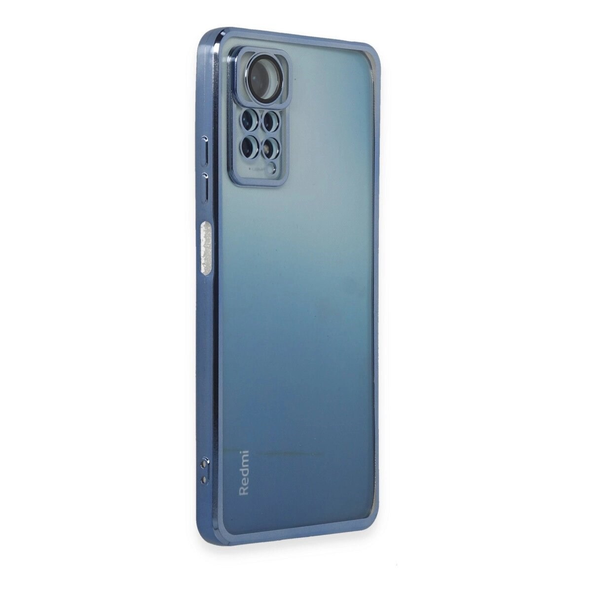 Xiaomi Redmi Note 11 Pro Kılıf Razer Lensli Silikon - Açık Mavi