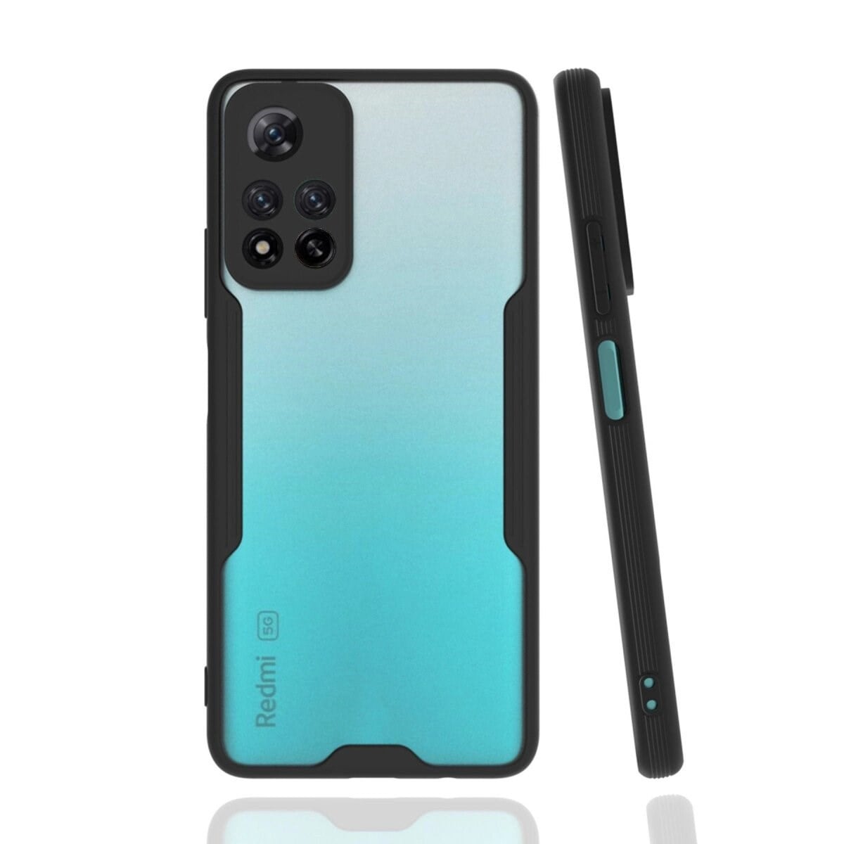 Xiaomi Redmi Note 11 Pro Plus 5g Kılıf Platin Silikon - Siyah