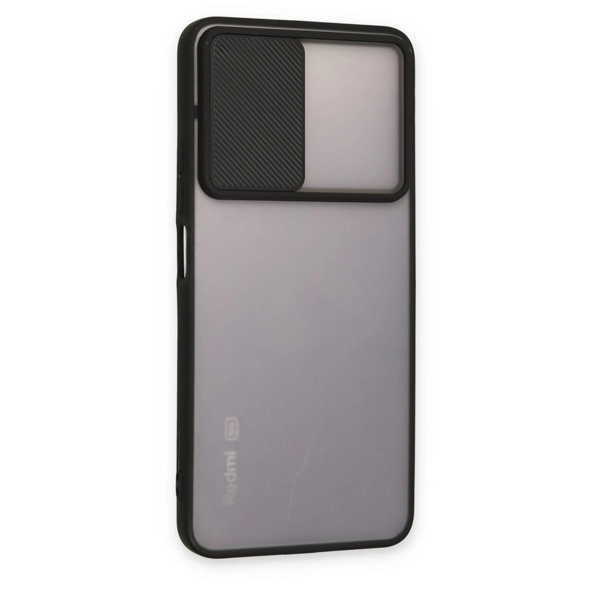 Xiaomi Redmi Note 11t Kılıf Palm Buzlu Kamera Sürgülü Silikon - Siyah