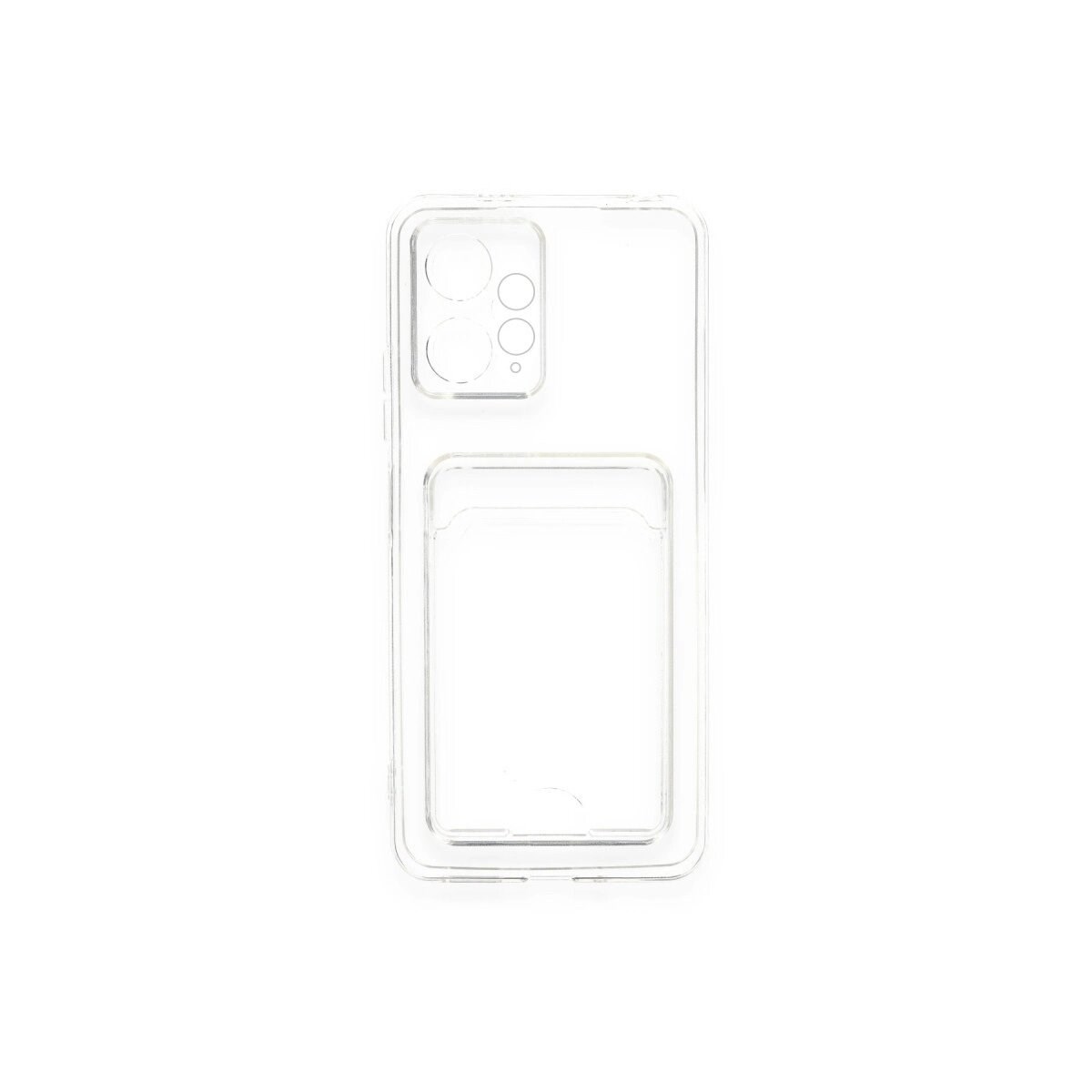 Xiaomi Redmi Note 12 4g Kılıf Kart Şeffaf Silikon - Şeffaf