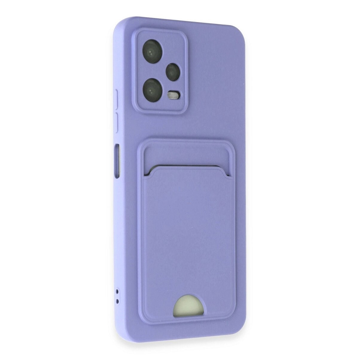 Xiaomi Redmi Note 12 4g Kılıf Kelvin Kartvizitli Silikon - Lila