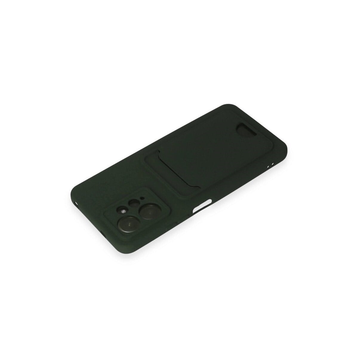 Xiaomi Redmi Note 12 4g Kılıf Kelvin Kartvizitli Silikon - Koyu Yeşil