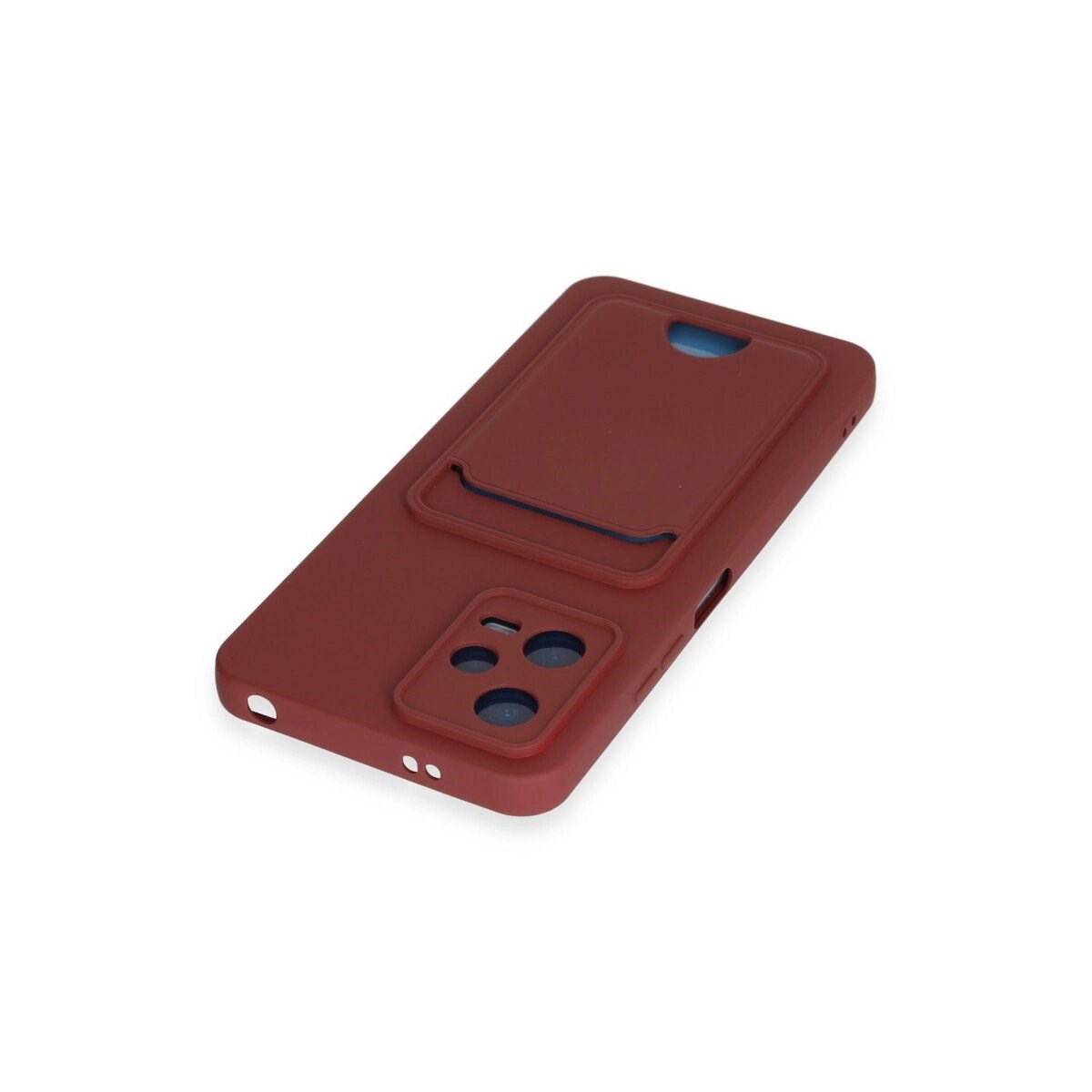 Xiaomi Redmi Note 12 4g Kılıf Kelvin Kartvizitli Silikon - Bordo