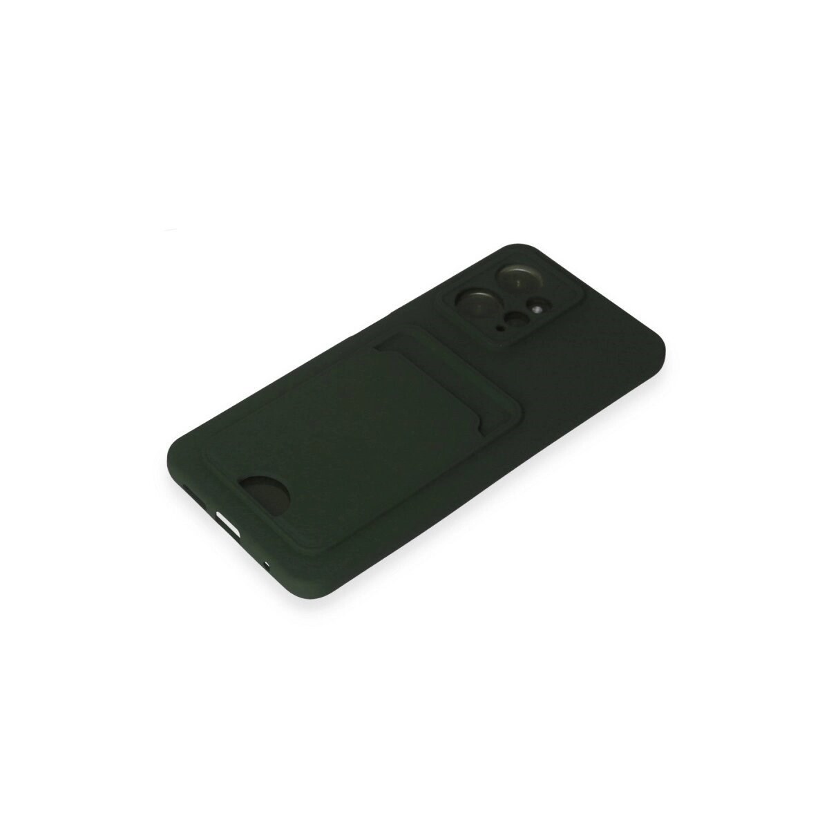 Xiaomi Redmi Note 12 4g Kılıf Kelvin Kartvizitli Silikon - Koyu Yeşil