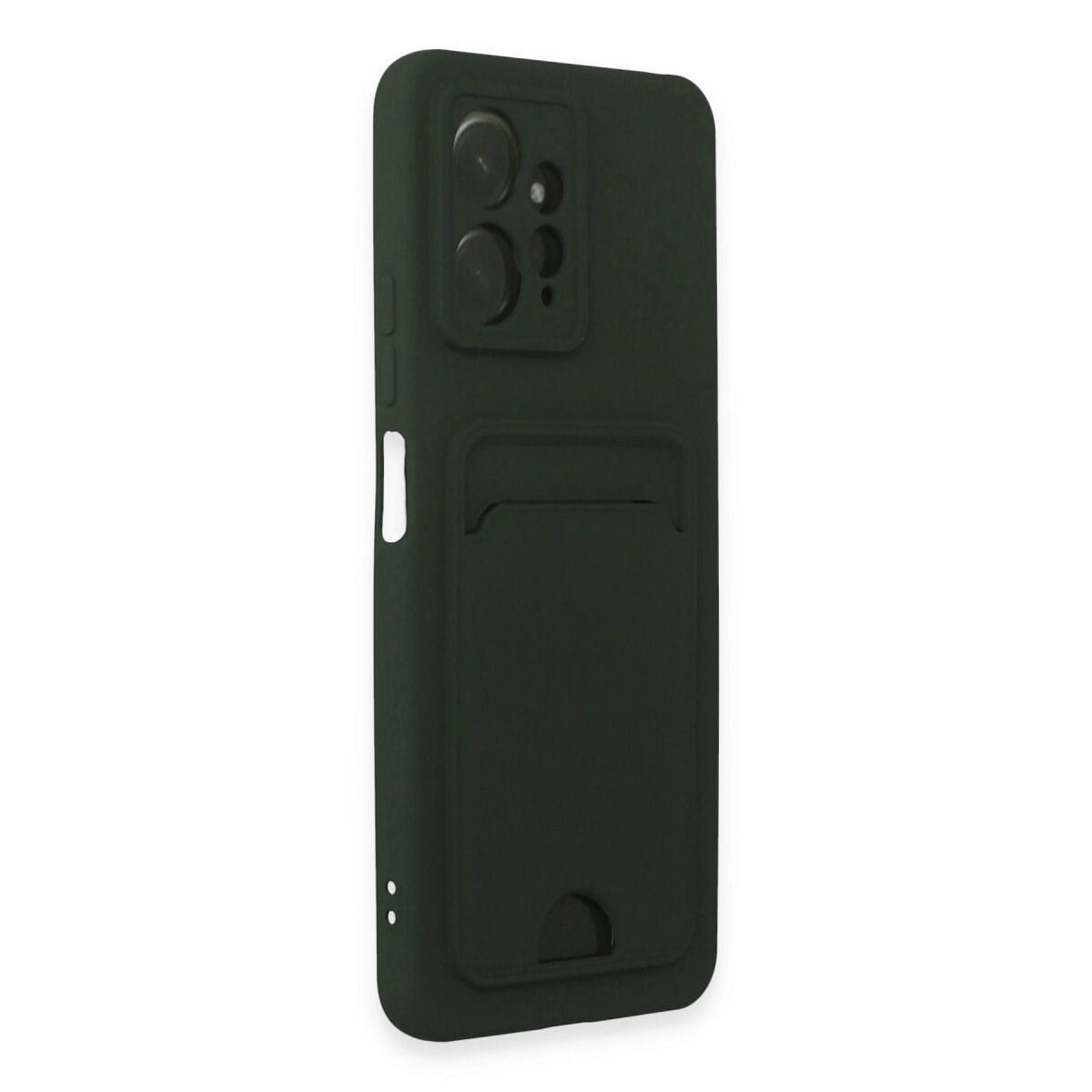 Xiaomi Redmi Note 12 4g Kılıf Kelvin Kartvizitli Silikon - Koyu Yeşil