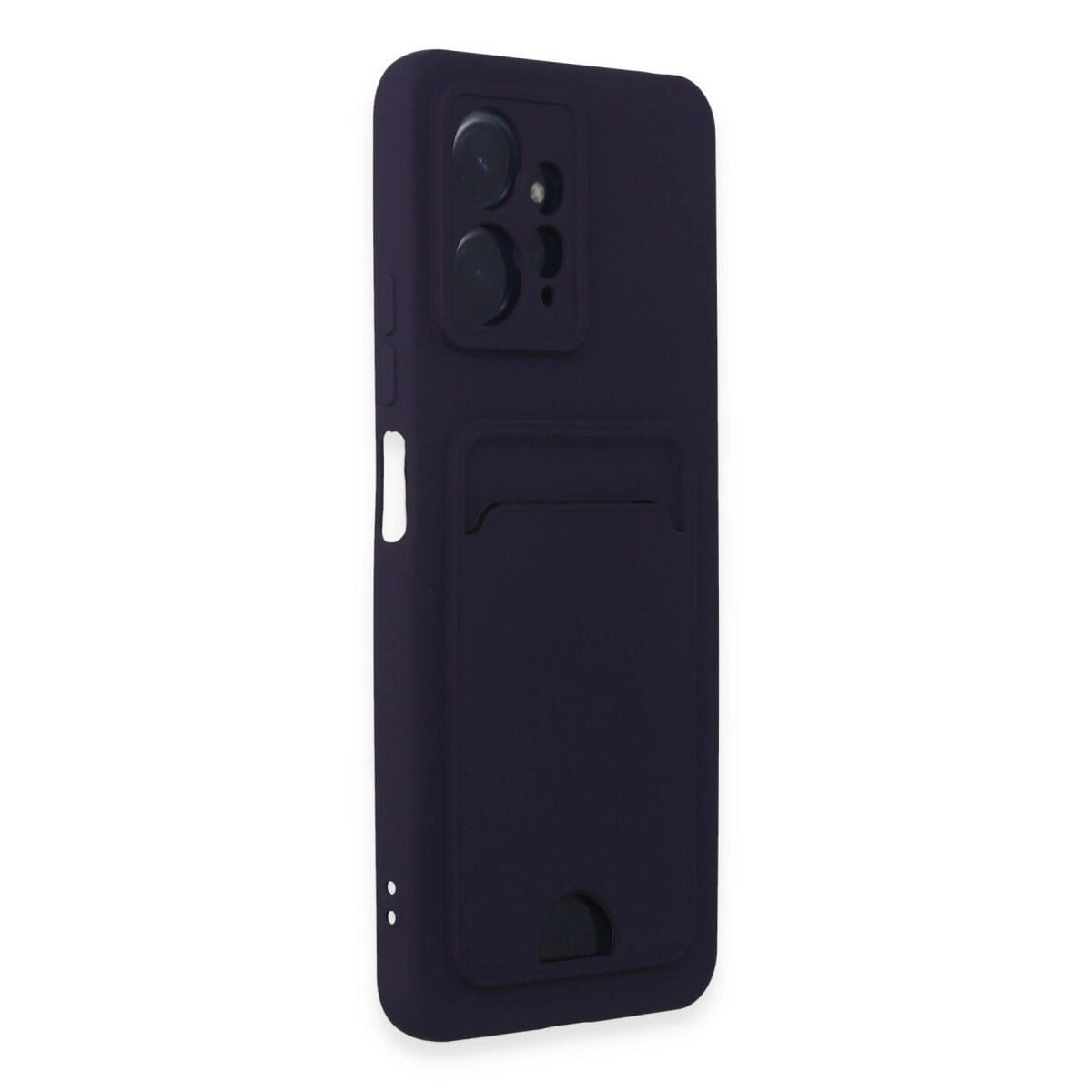 Xiaomi Redmi Note 12 4g Kılıf Kelvin Kartvizitli Silikon - Derin Mor