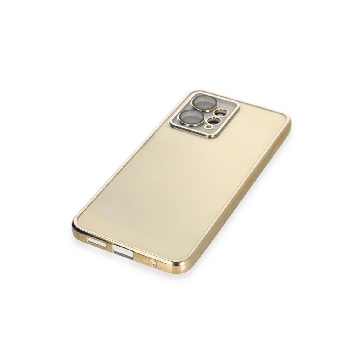 Xiaomi Redmi Note 12 4g Kılıf Razer Lensli Silikon - Gold