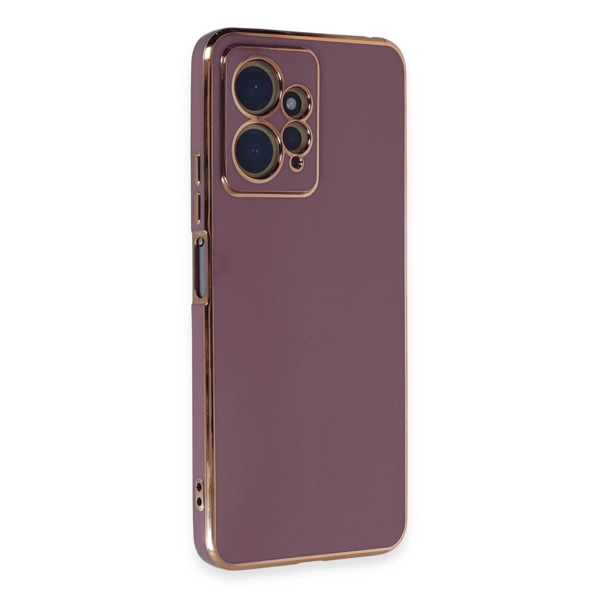Xiaomi Redmi Note 12 4g Kılıf Volet Silikon - Mor