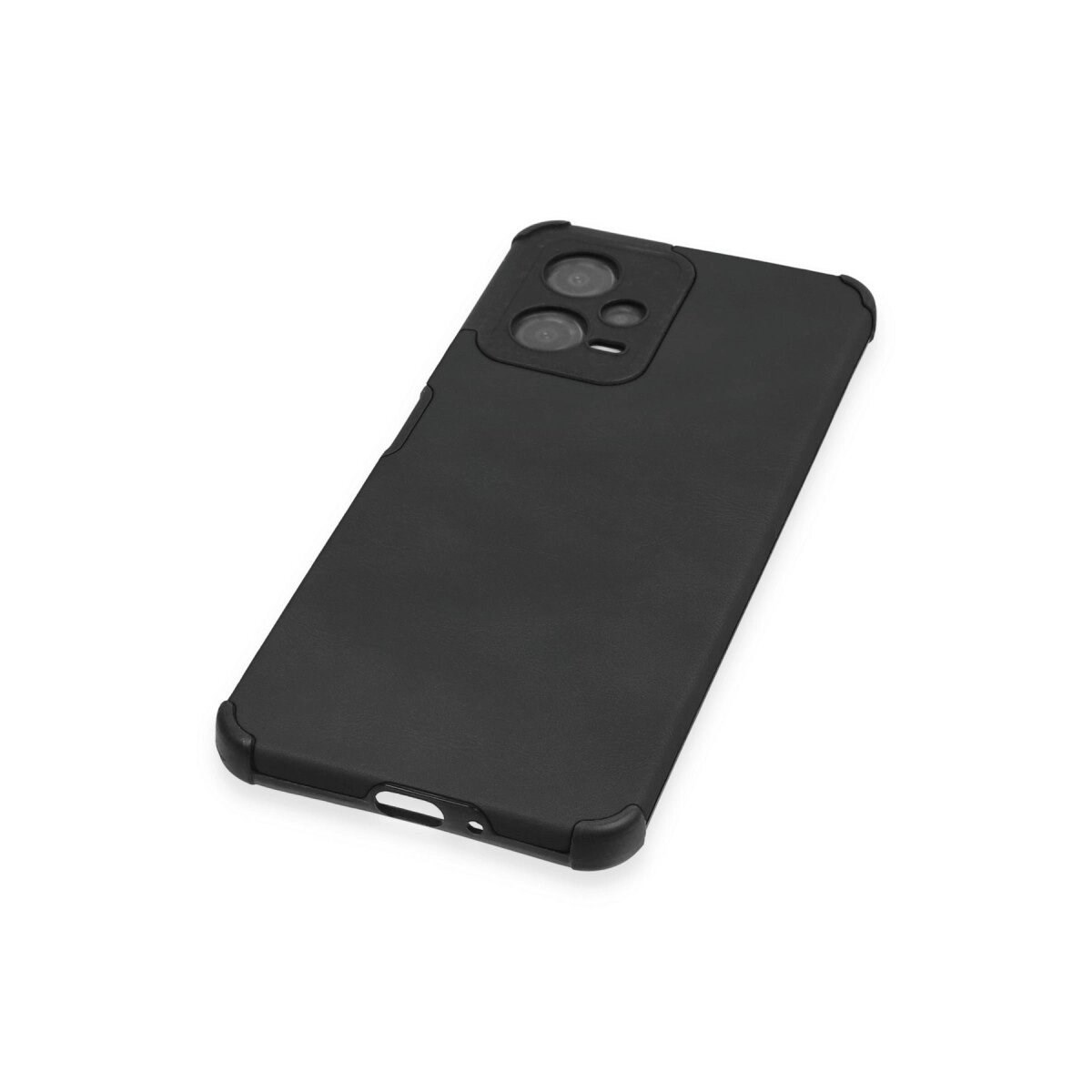 Xiaomi Redmi Note 12 5g Kılıf Loop Deri Silikon - Siyah