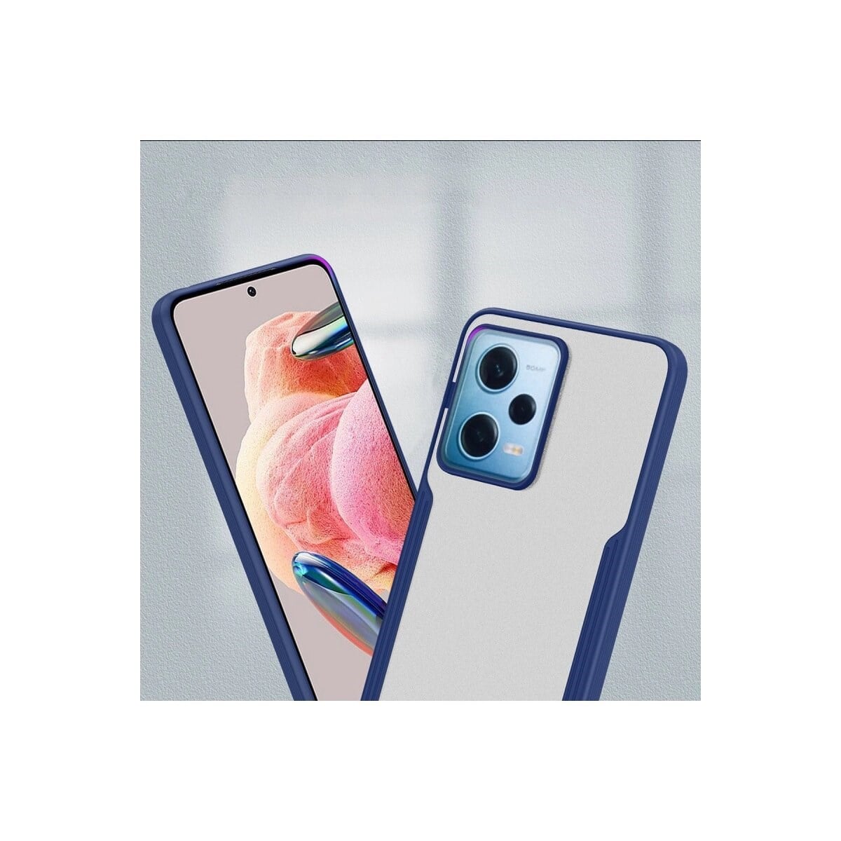 Xiaomi Redmi Note 12 5g Kılıf Platin Silikon - Kırmızı