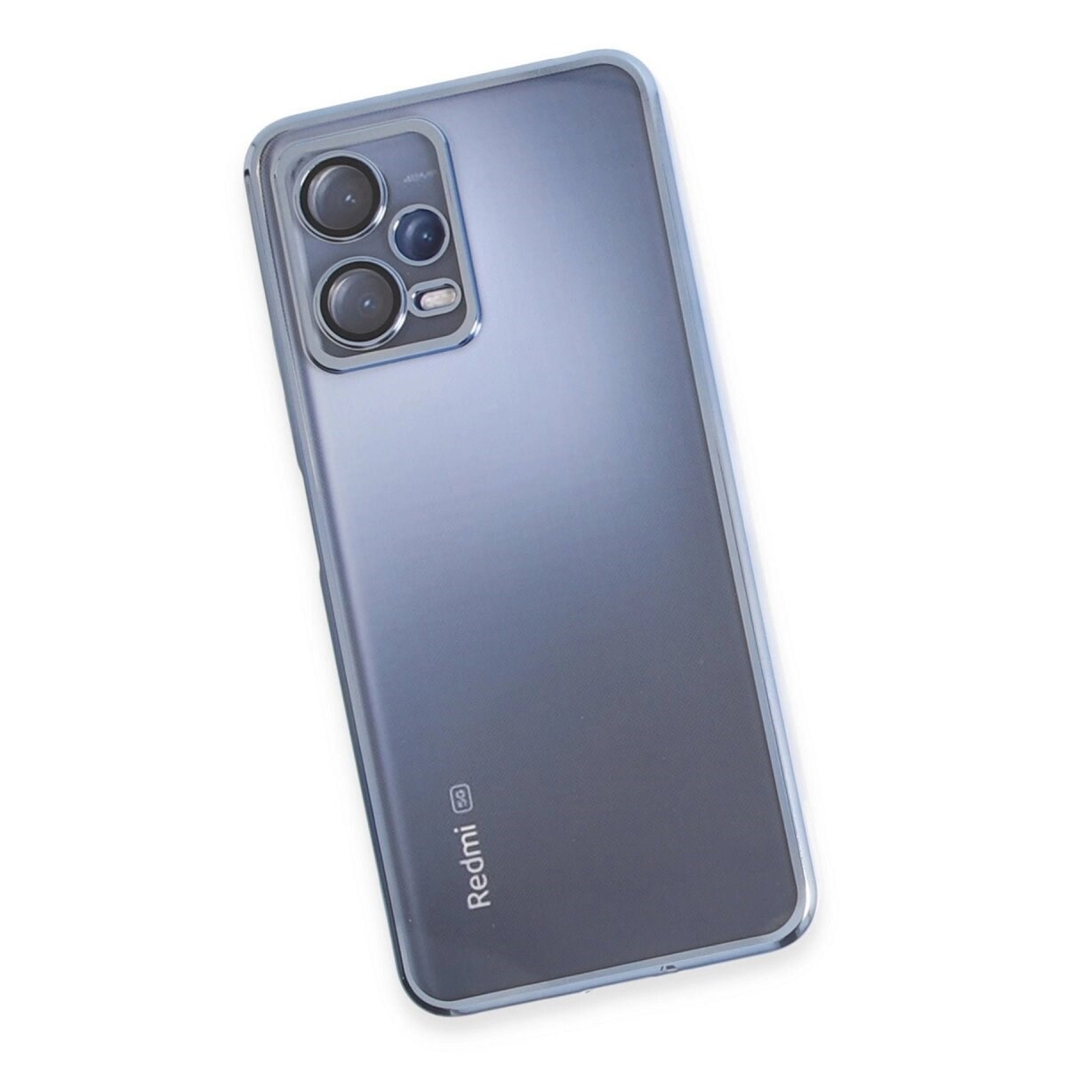 Xiaomi Redmi Note 12 5g Kılıf Razer Lensli Silikon - Açık Mavi