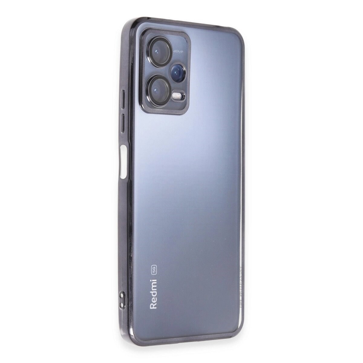 Xiaomi Redmi Note 12 5g Kılıf Razer Lensli Silikon - Siyah