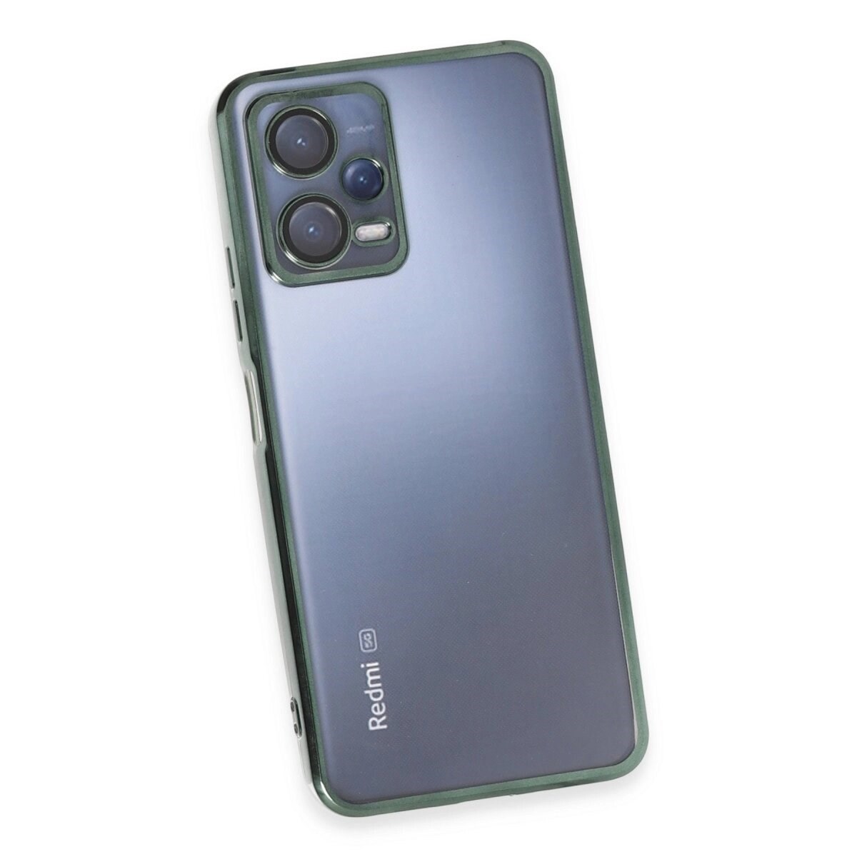 Xiaomi Redmi Note 12 5g Kılıf Razer Lensli Silikon - Yeşil
