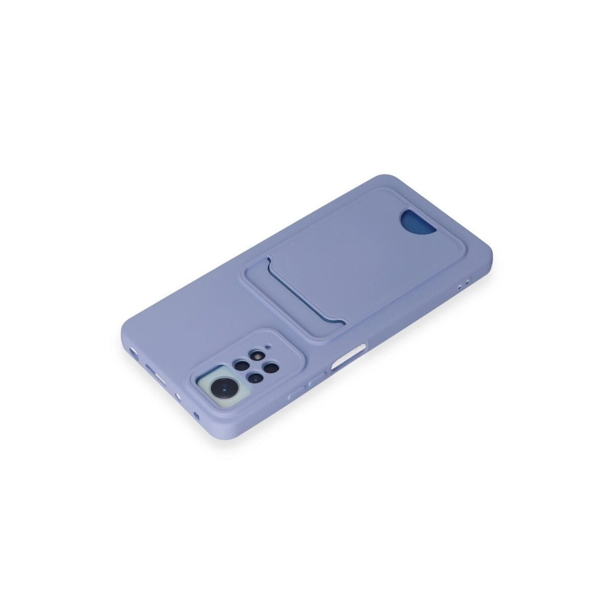 Xiaomi Redmi Note 12 Pro 4g Kılıf Kelvin Kartvizitli Silikon - Lila