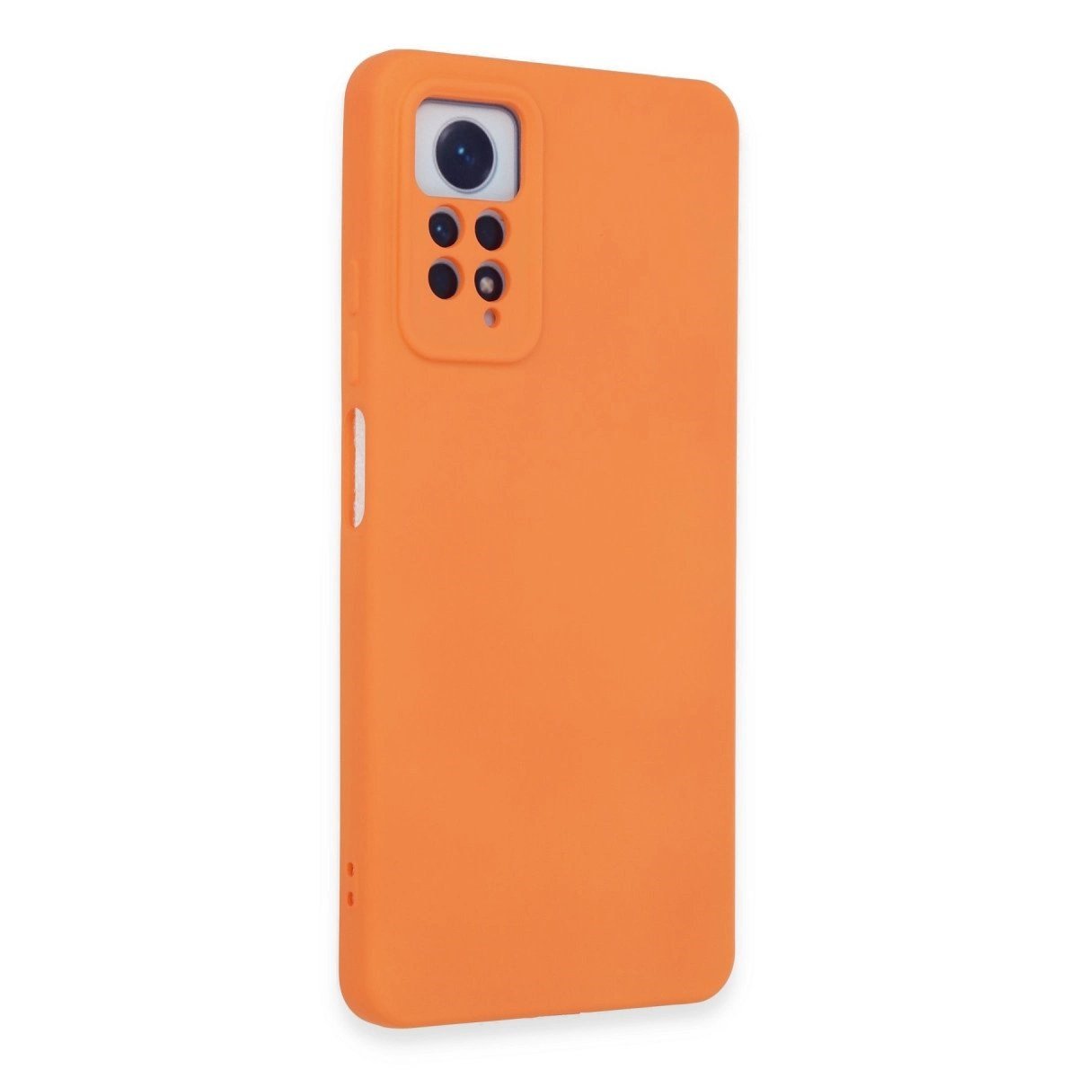 Xiaomi Redmi Note 12 Pro 4g Kılıf Nano İçi Kadife Silikon - Turuncu