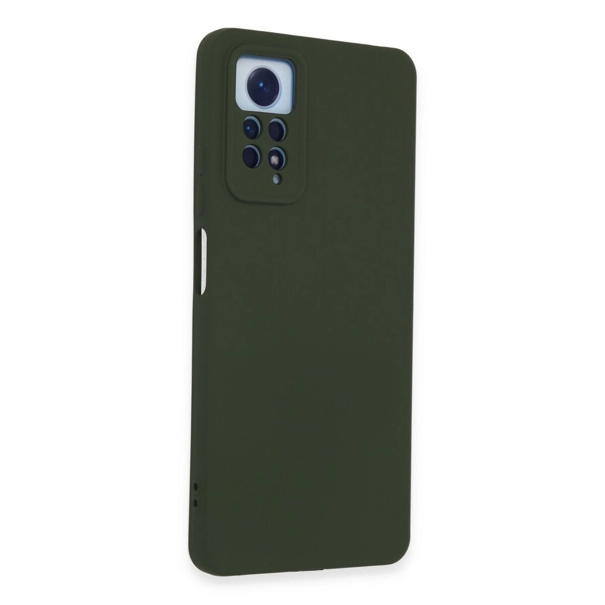 Xiaomi Redmi Note 12 Pro 4g Kılıf Nano İçi Kadife Silikon - Koyu Yeşil