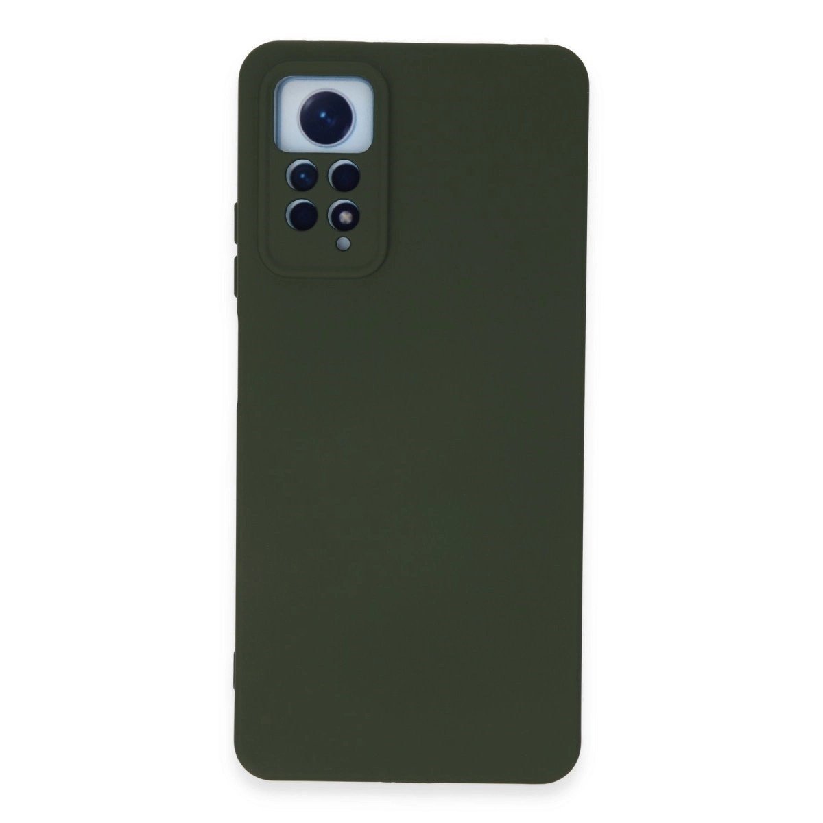 Xiaomi Redmi Note 12 Pro 4g Kılıf Nano İçi Kadife Silikon - Koyu Yeşil