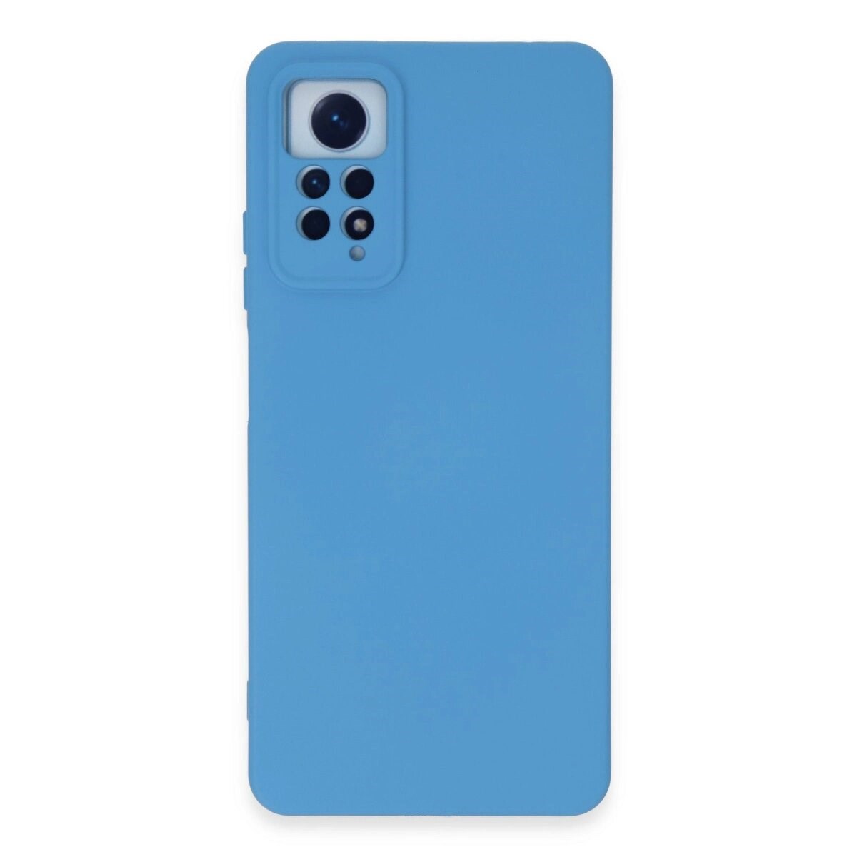 Xiaomi Redmi Note 12 Pro 4g Kılıf Nano İçi Kadife Silikon - Mavi