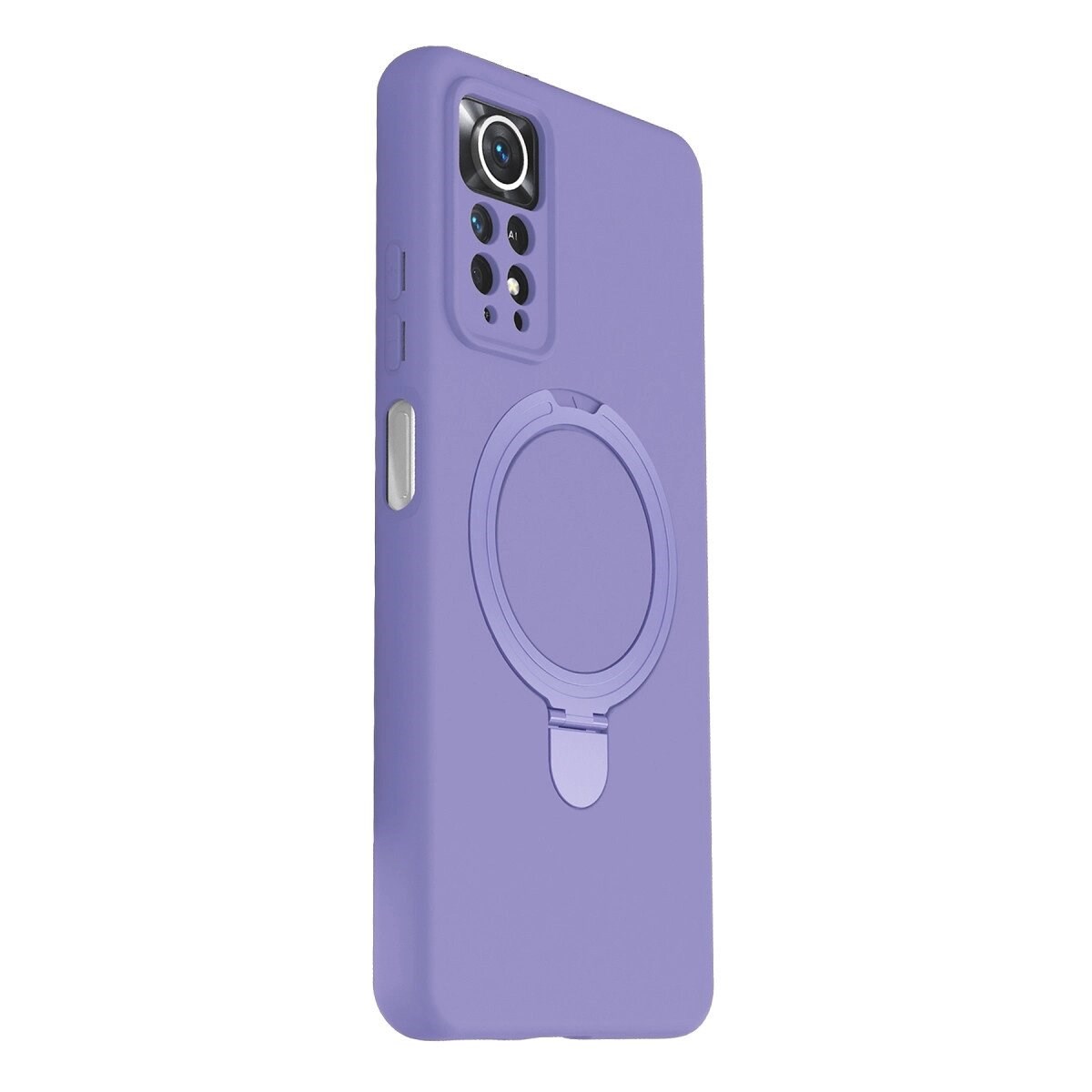 Xiaomi Redmi Note 12 Pro 4g Regal Magsafe Standlı Kapak - Lila