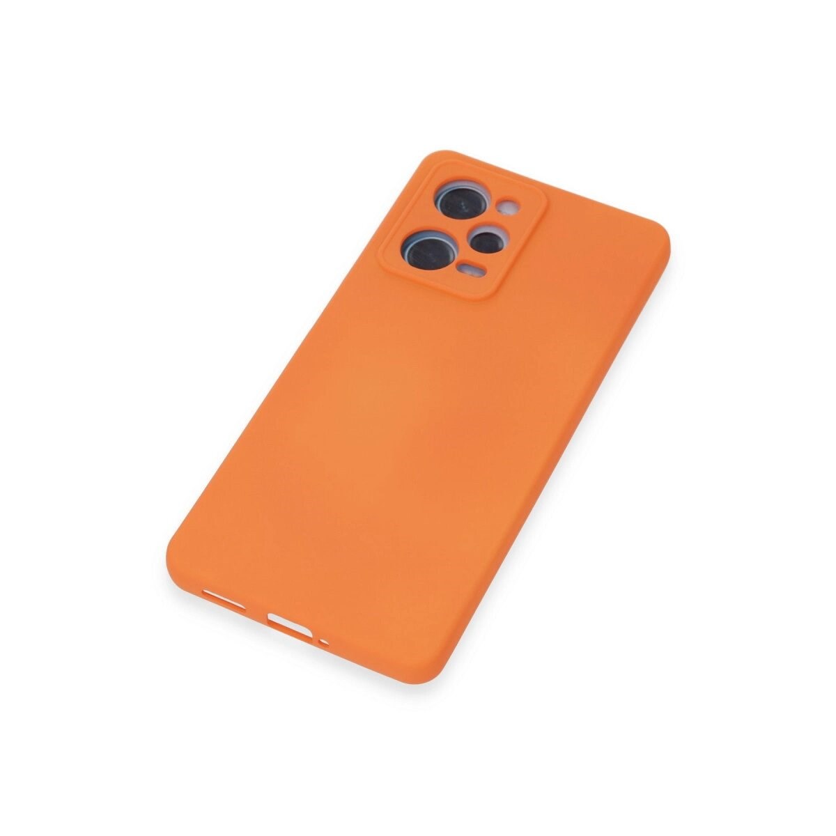 Xiaomi Redmi Note 12 Pro 5g Kılıf Nano İçi Kadife Silikon - Turuncu