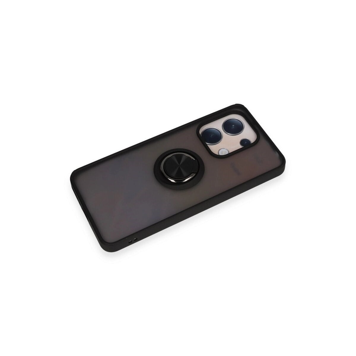 Xiaomi Redmi Note 13 4g Kılıf Montreal Yüzüklü Silikon Kapak - Siyah