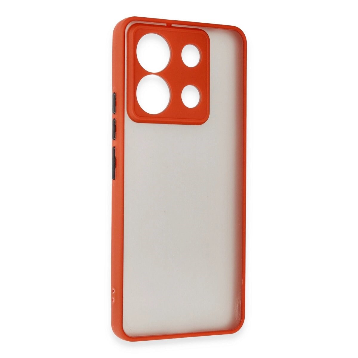 Xiaomi Redmi Note 13 5g Kılıf Montreal Silikon Kapak - Kırmızı