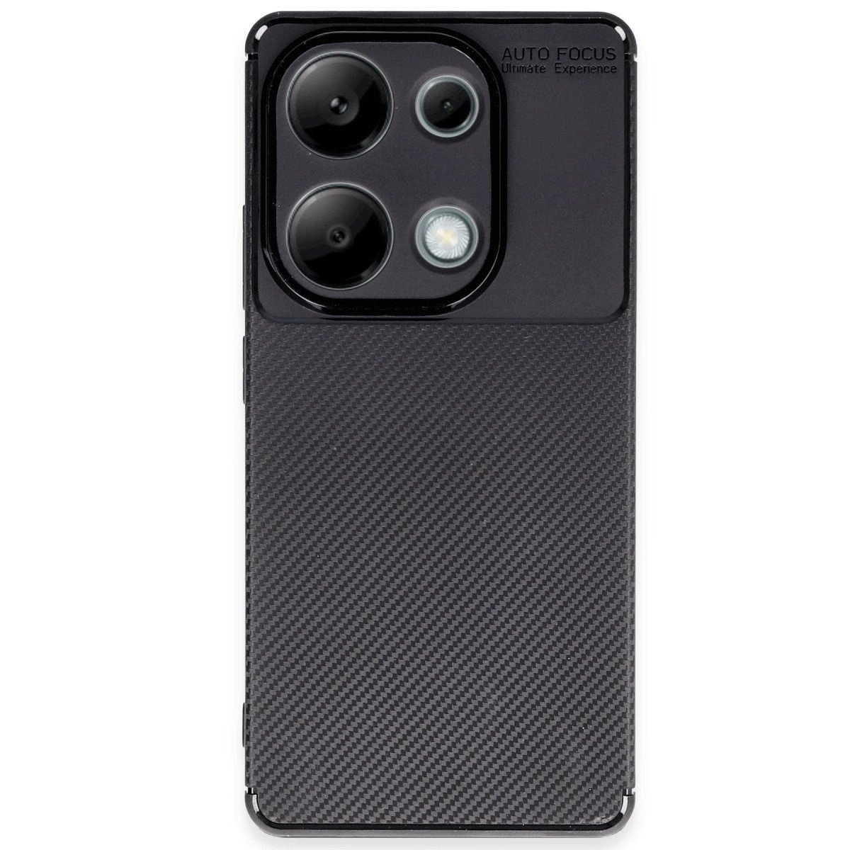Xiaomi Redmi Note 13 Pro 4g Kılıf Auto Focus Karbon Kapak - Siyah