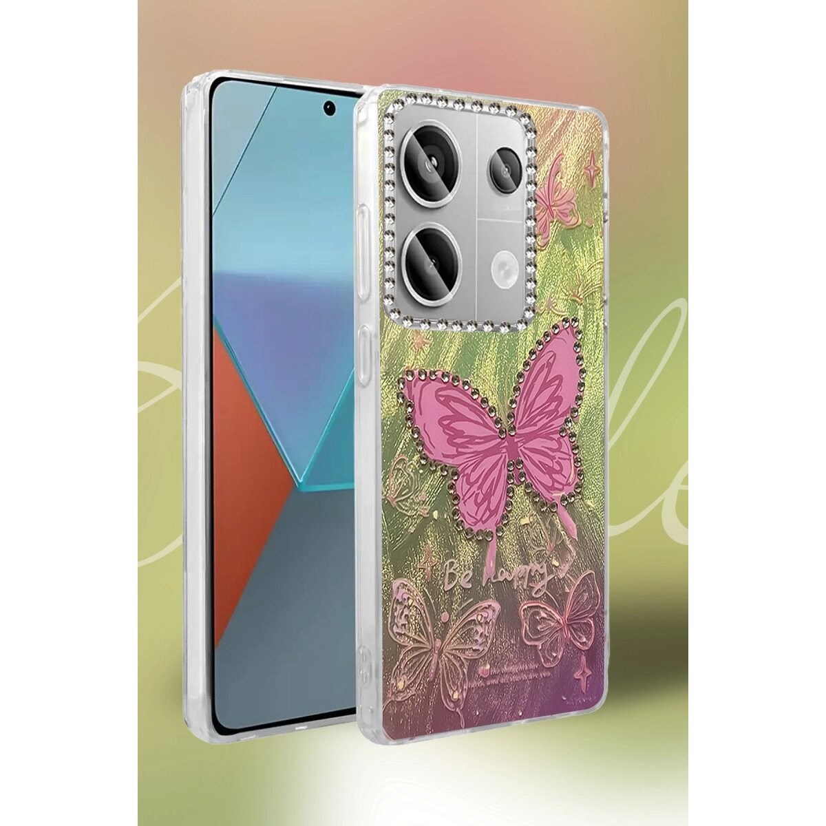 Xiaomi Redmi Note 13 Pro 4g Kılıf Blade Aynalı Desenli Kapak - Desen 3