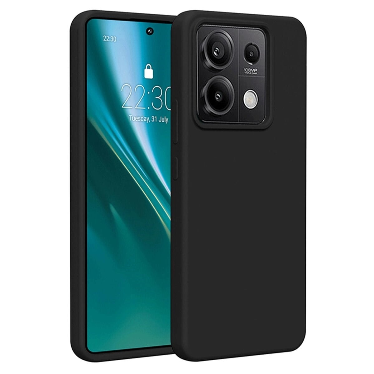 Xiaomi Redmi Note 13 Pro 4g Kılıf First Silikon - Siyah