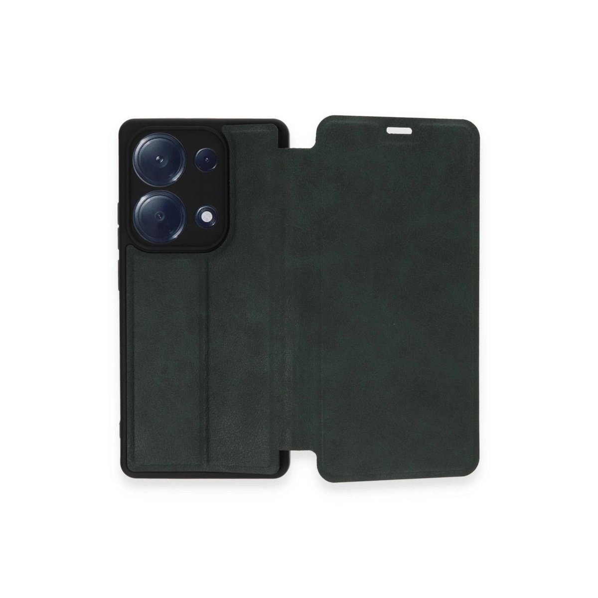 Xiaomi Redmi Note 13 Pro 4g Kılıf Flip Cover - Koyu Yeşil