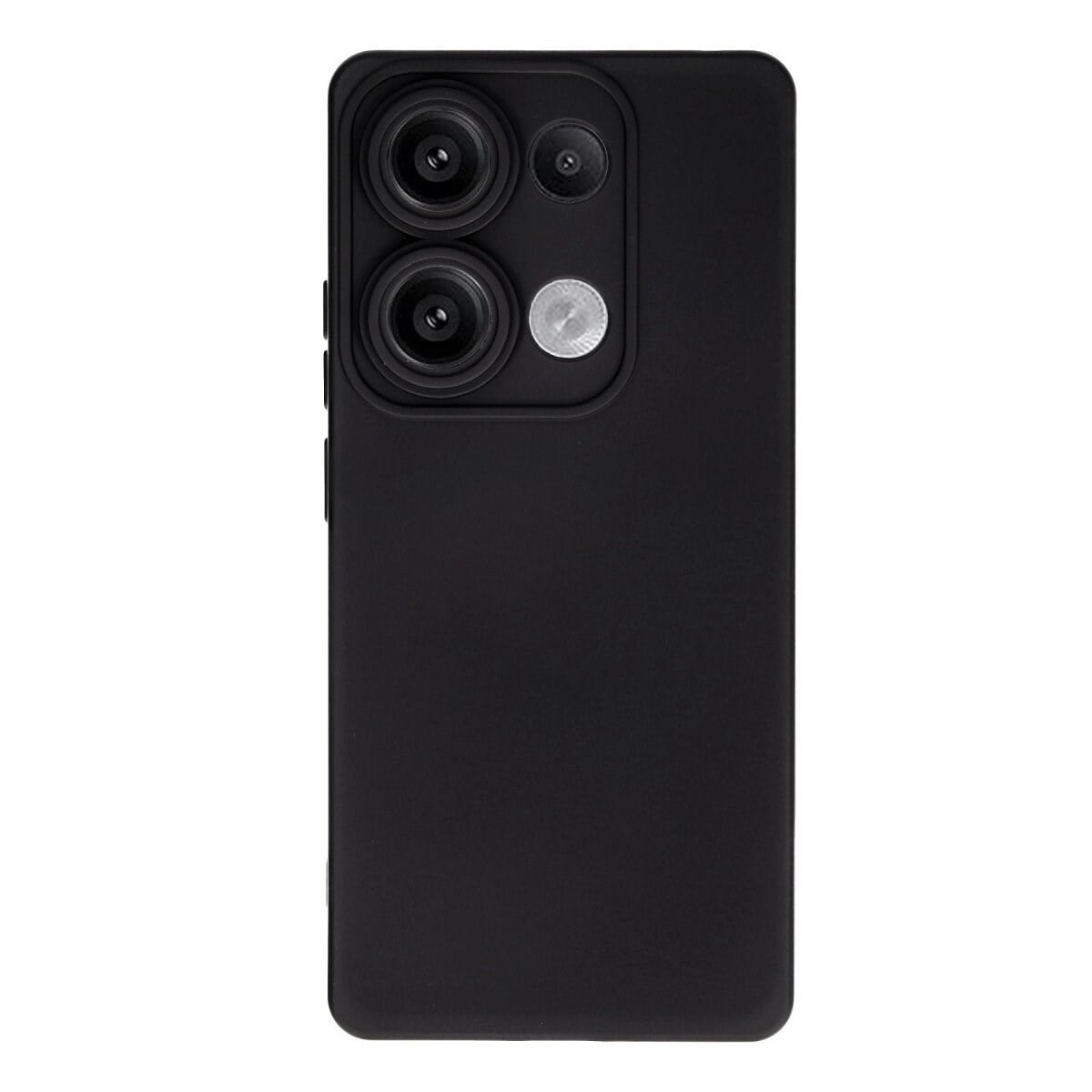 Xiaomi Redmi Note 13 Pro 4g Kılıf Nano İçi Kadife Silikon - Siyah
