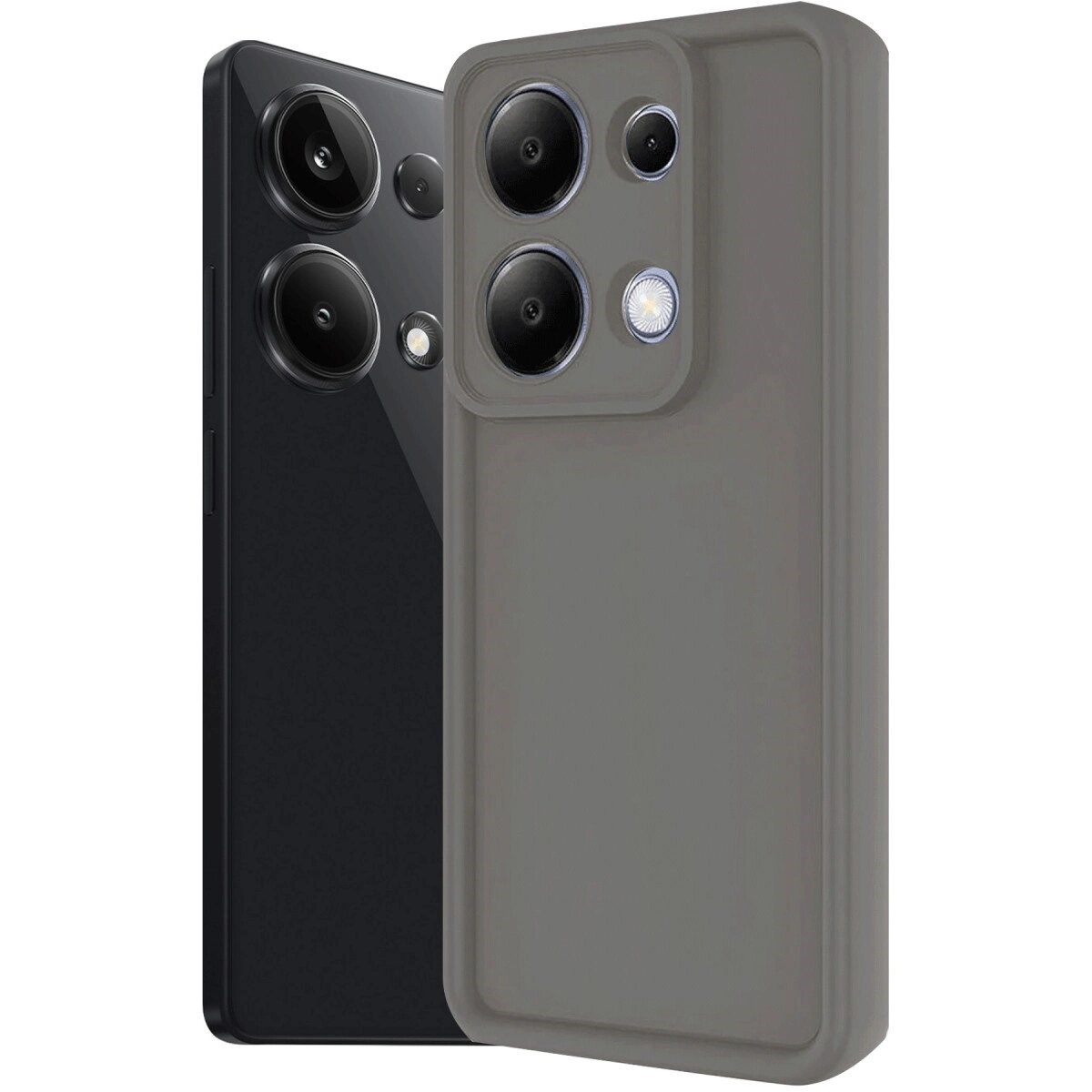 Xiaomi Redmi Note 13 Pro 4g Kılıf Viera Silikon - Gri