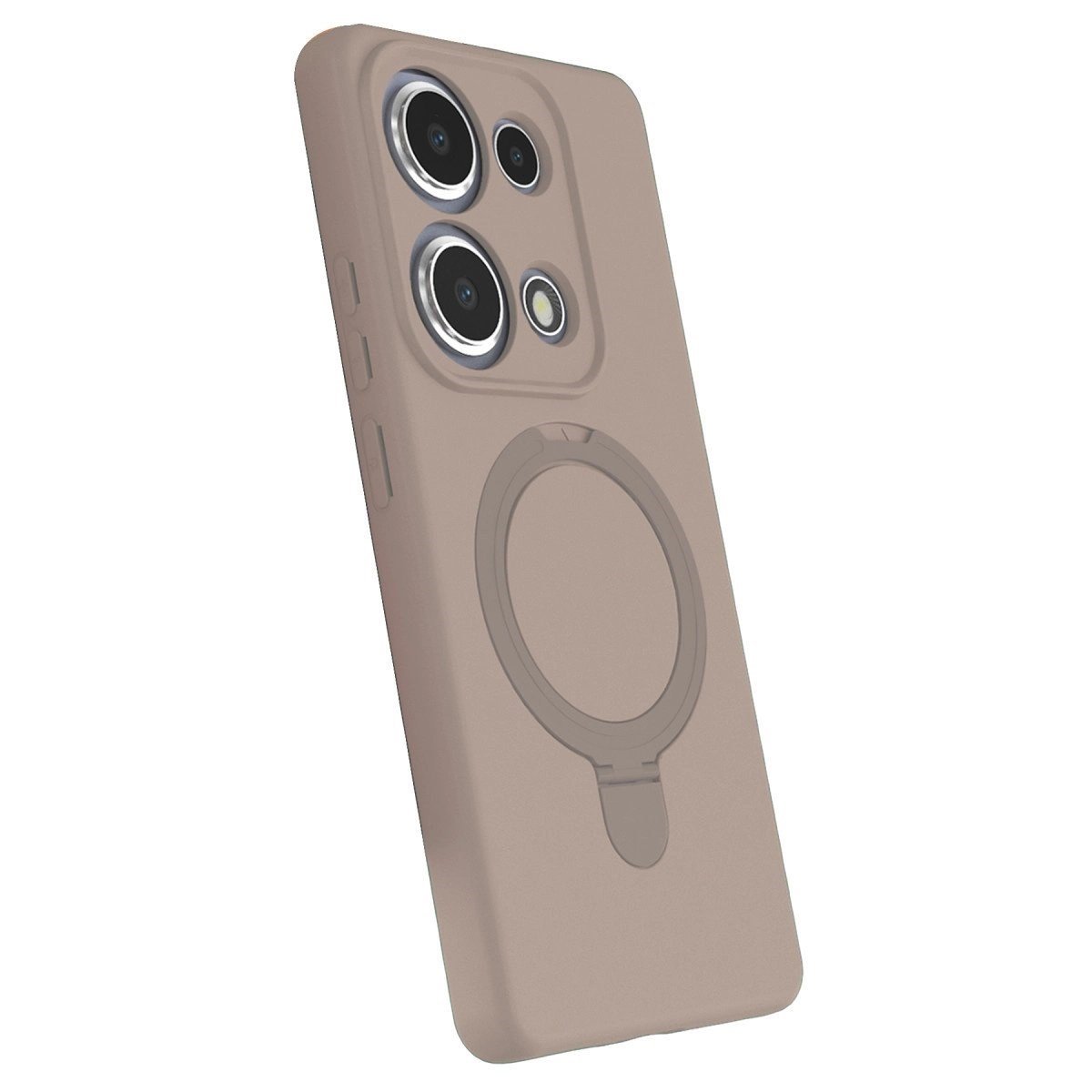 Xiaomi Redmi Note 13 Pro 4g Regal Magsafe Standlı Kapak - Çöl Titanyum