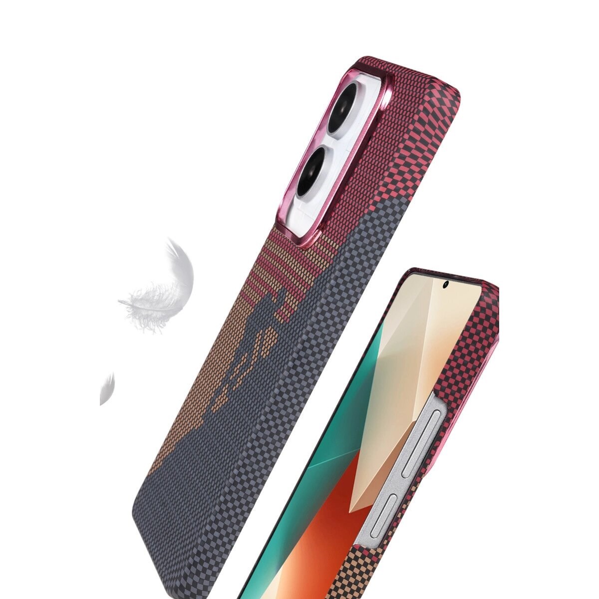 Xiaomi Redmi Note 13 Pro 4g Vega Magsafe Kapak - Çöl Titanyum